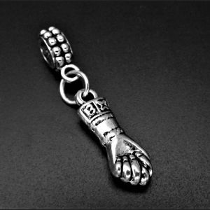 Hand fist charms bracelet charm beads fits pandora European bracelets